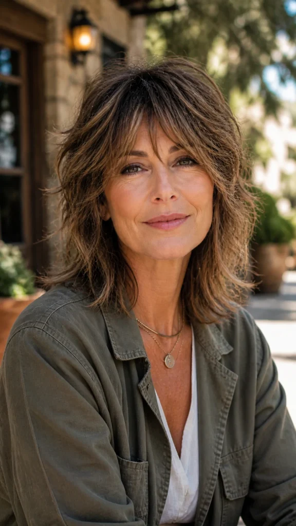 Modern Shag with Bangs