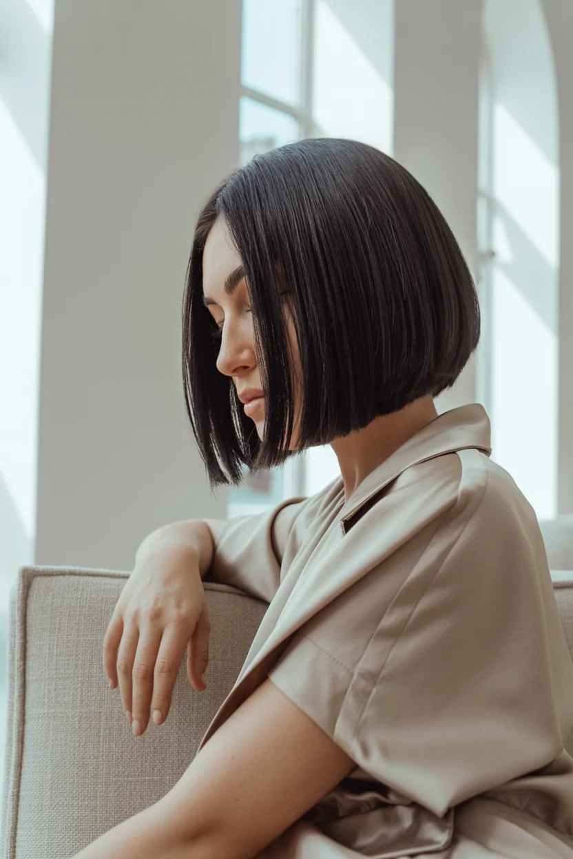 Angled Bob Cut