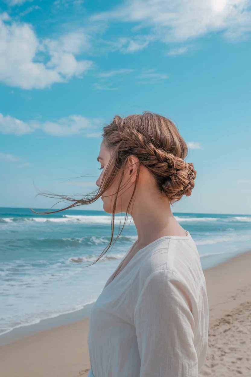 Braided Crown to Frame the Face