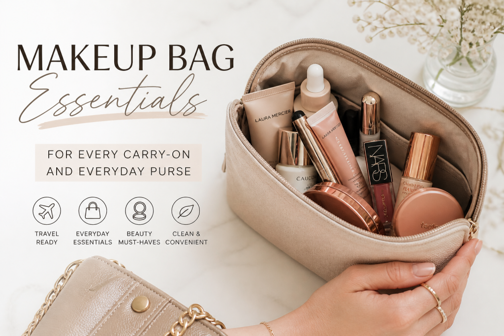 Makeup Bag Essentials for Every Carry-On and Everyday Purse