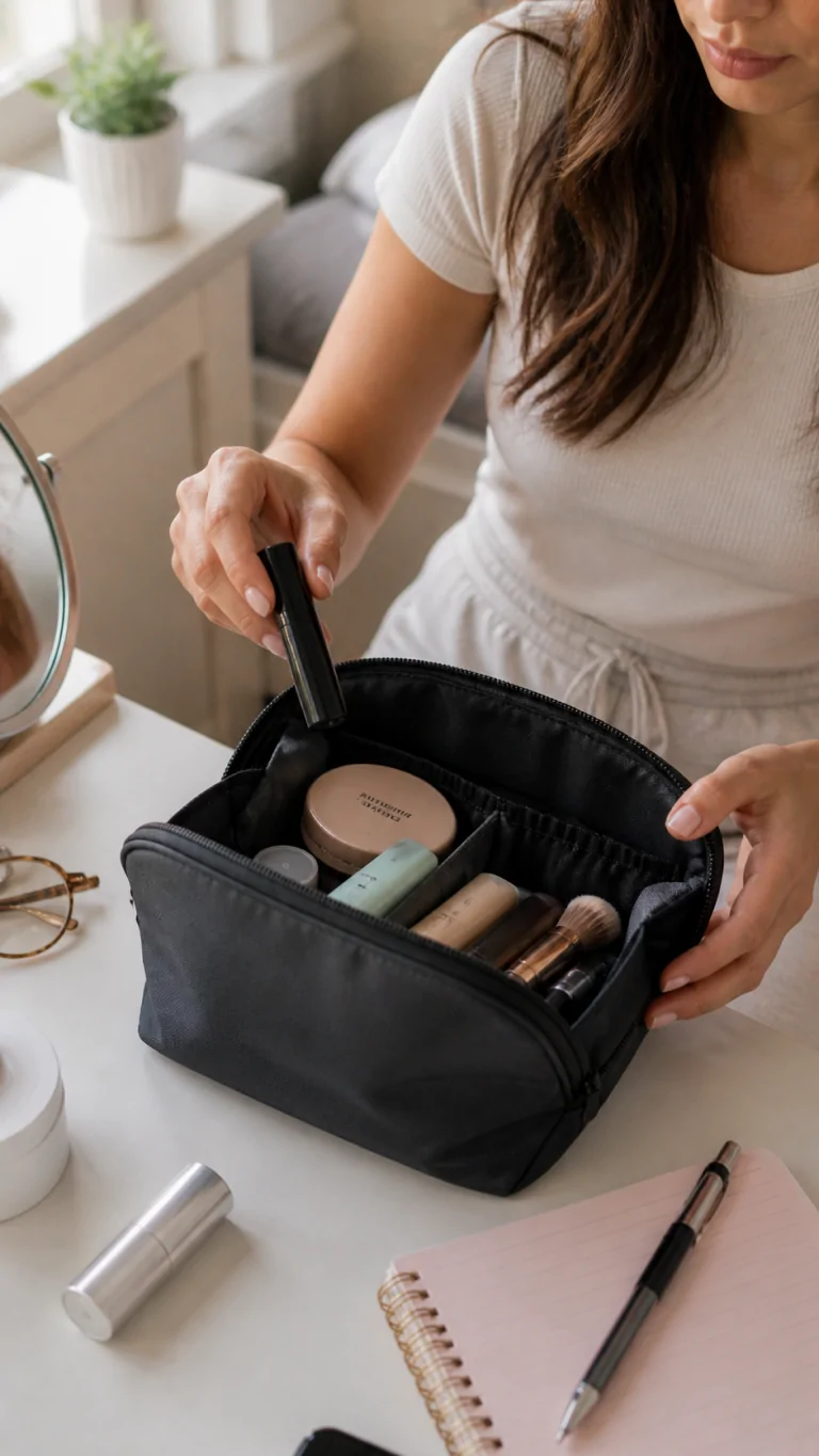Flat Lay Co. Drawstring Makeup Bag
