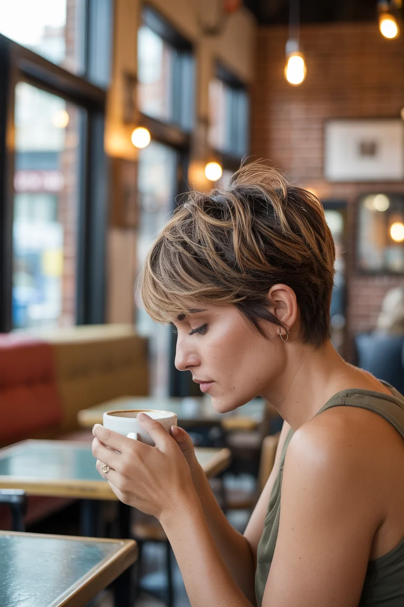 Textured Pixie Cut