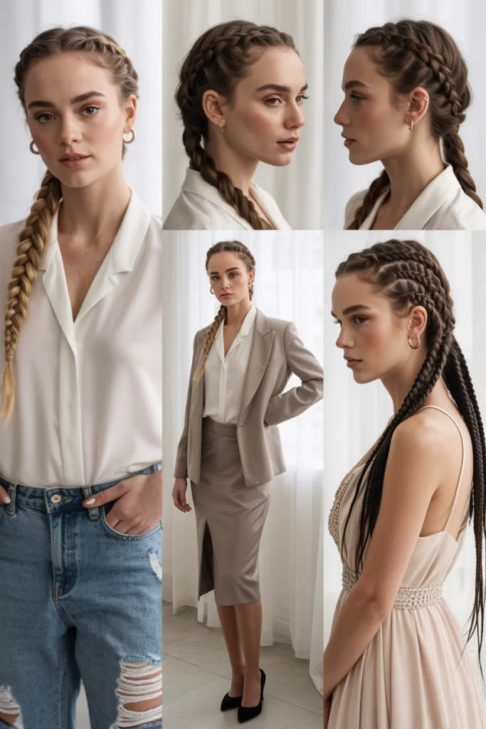 10 Hairstyles for Braids That Pair Perfectly With Any Outfit