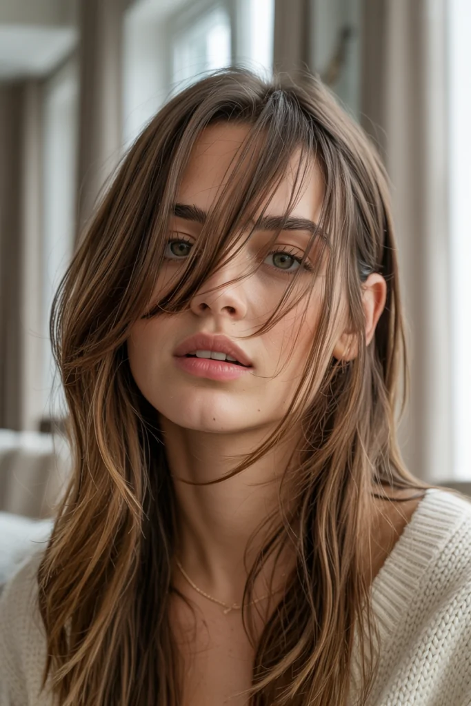 Angled bob to define cheekbones