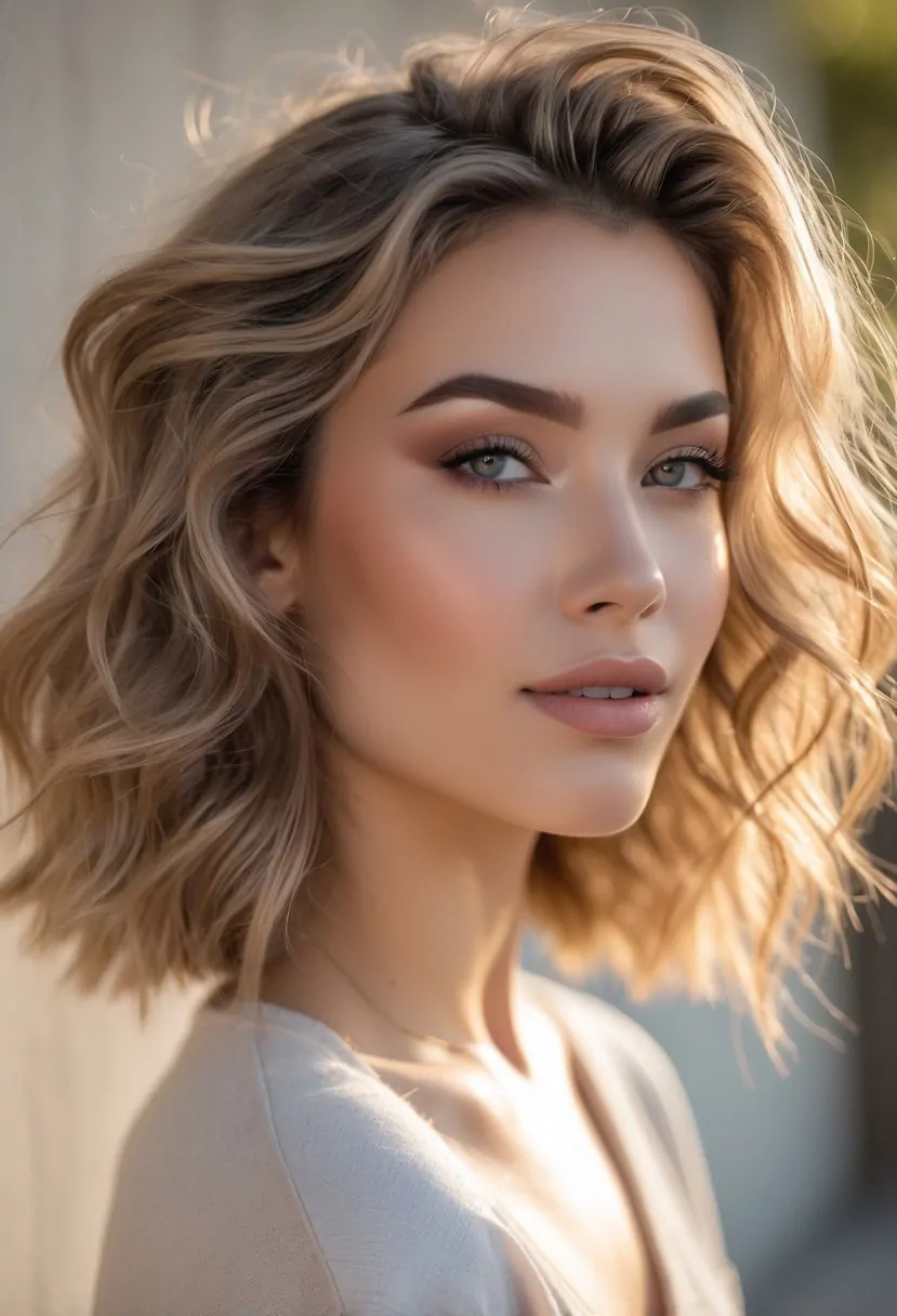 Beachy Tousled Waves