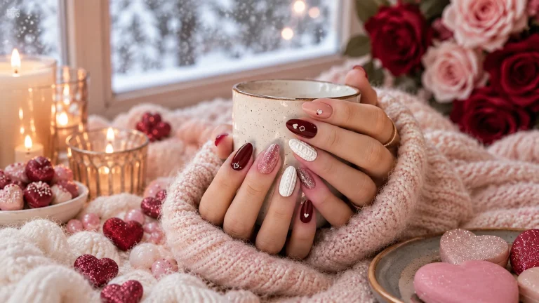 15 Chic & Cozy February Nails Designs 2026 for Winter Valentines: Stylish Valentine Nail Ideas for Cold-Weather Glam