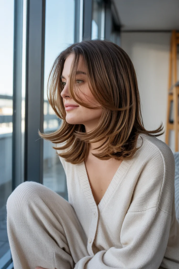 Elegant Layered Hair