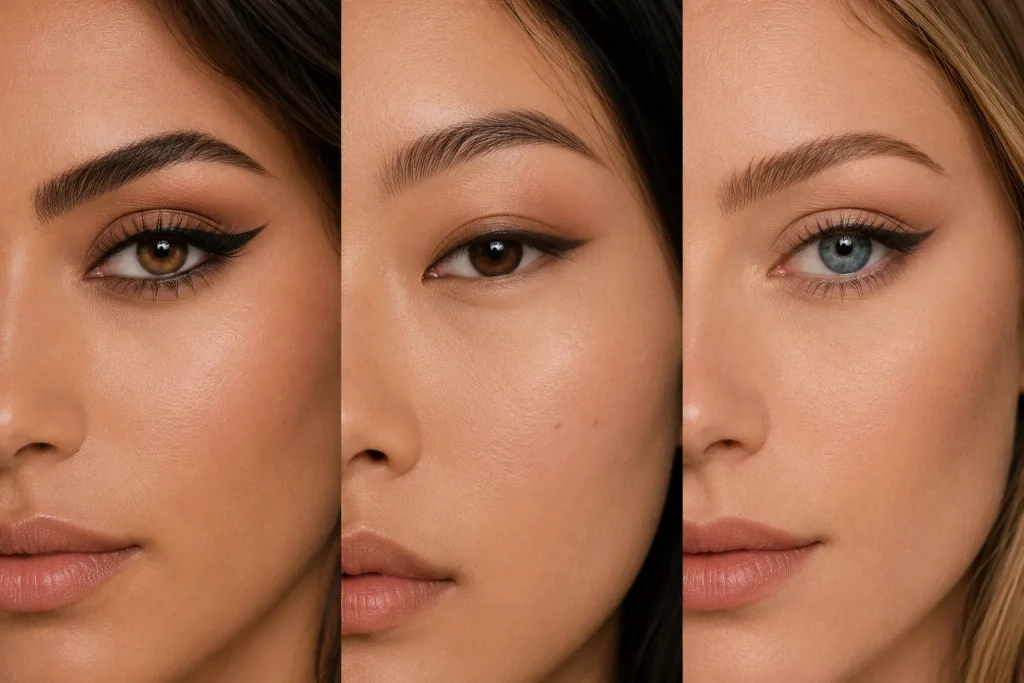 Eyeliner for Almond, Round, and Hooded Eyes