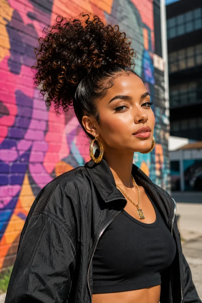 High Puff Ponytail