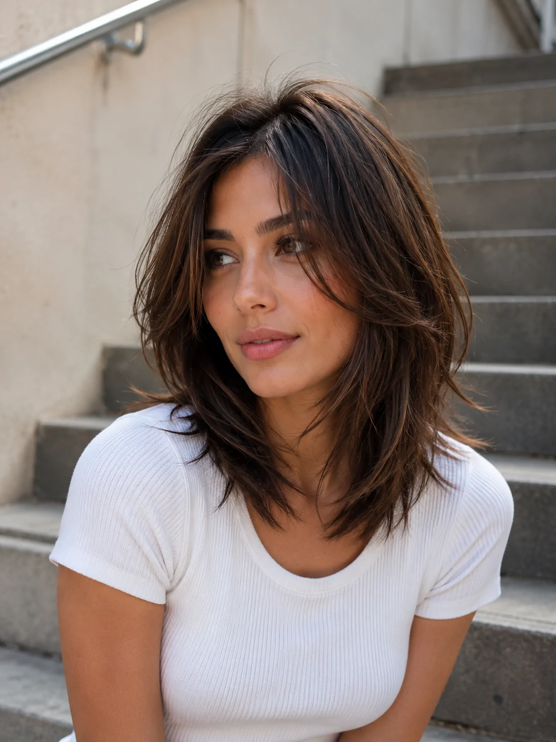 Layered Shag Haircut for a '70s Vibe
