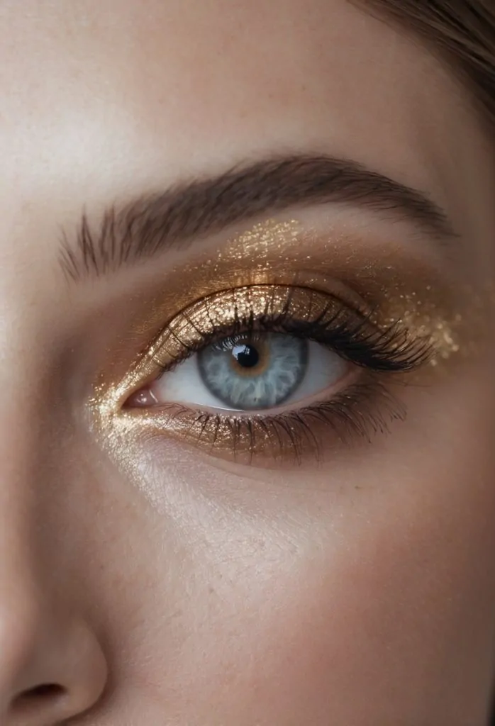 Metallic Gold Highlight