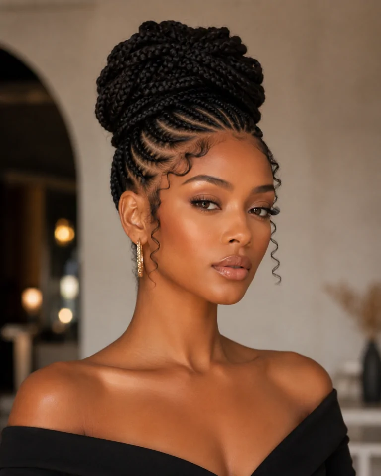 Protective Braided Updo