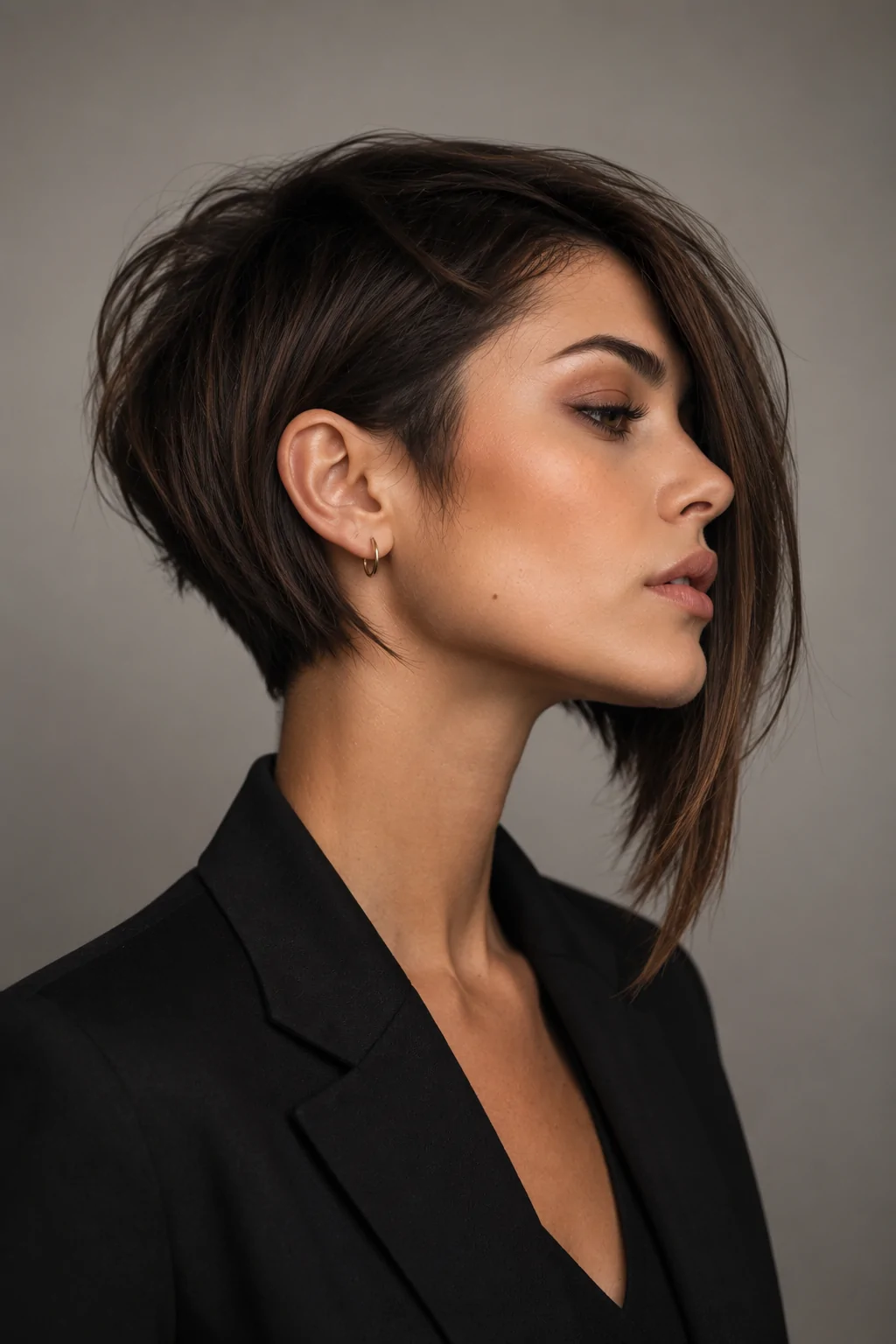 Short Messy Layers for Edgy Style