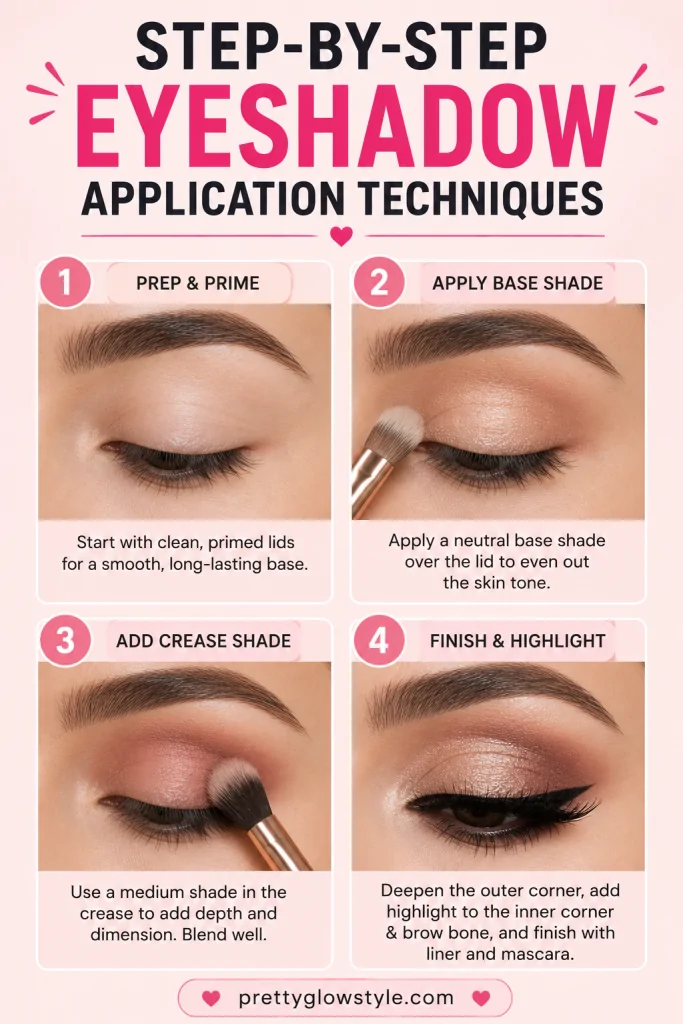 Step-by-Step Eyeshadow Application Techniques