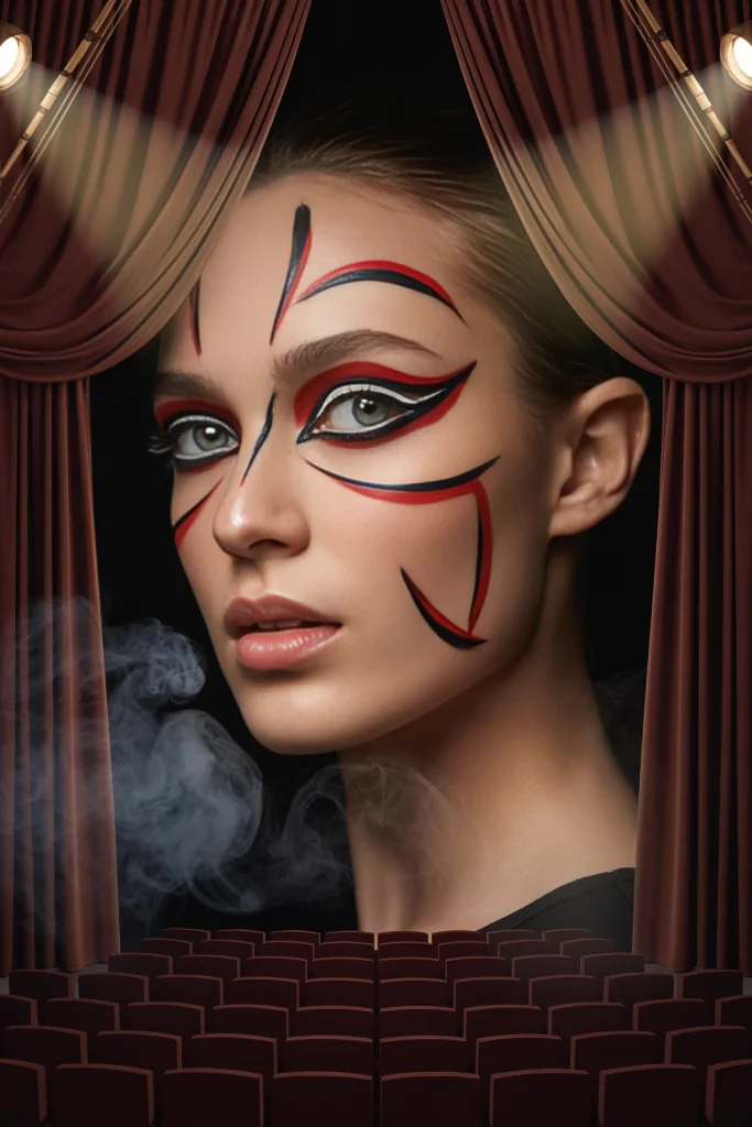 Vibrant Graphic Eyeliner