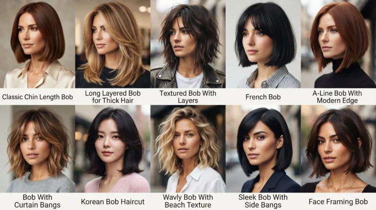 10 Bob Hairstyles Ideas Chic