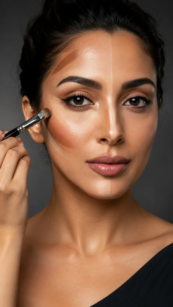 Contouring and Highlighting for a Sculpted Look