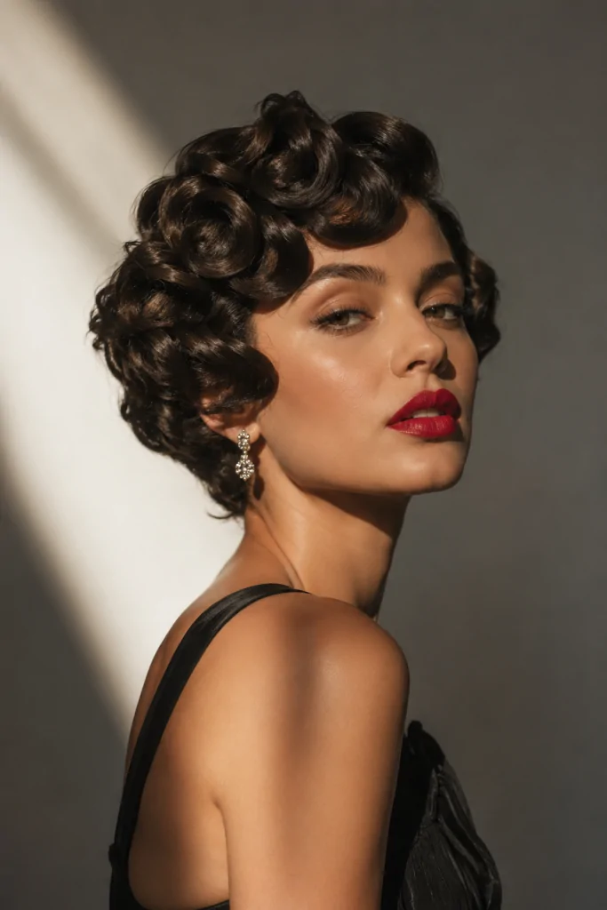 Curly Afro Puff
