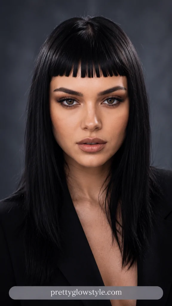 Micro Bangs for Round Faces