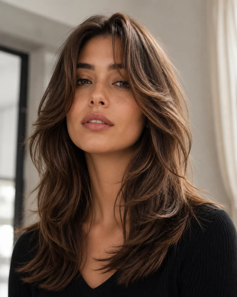 Short Shaggy Wolf Cut With Bangs