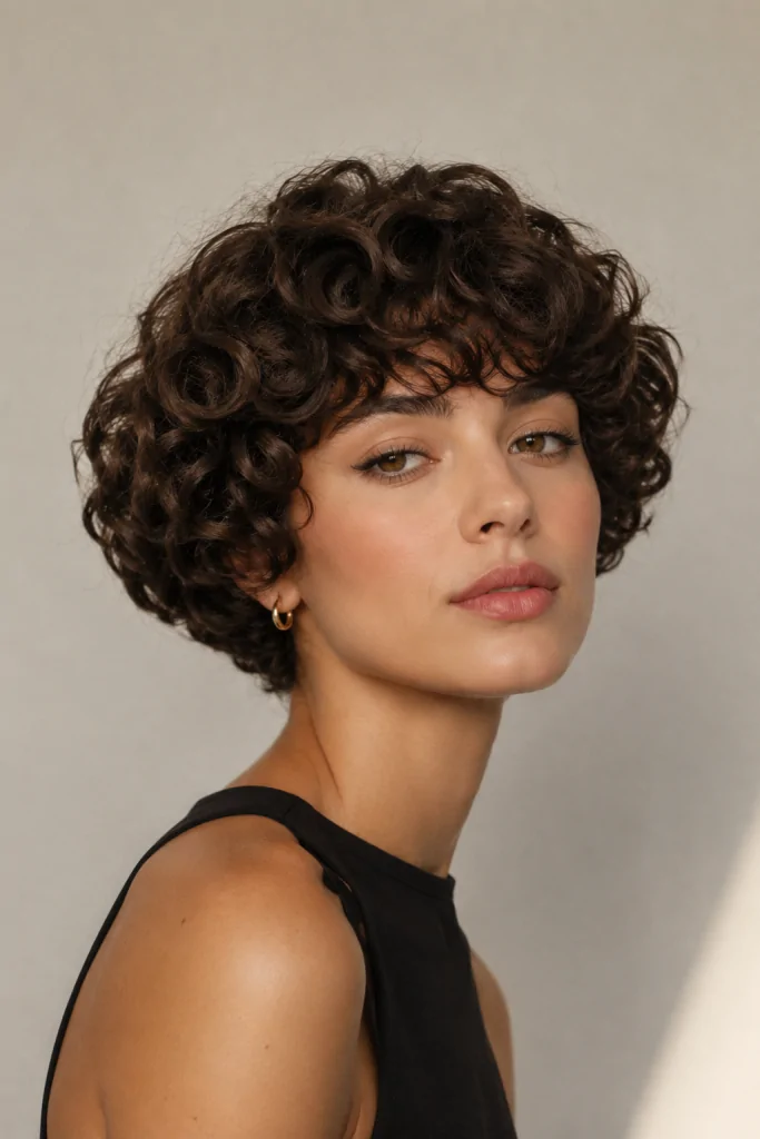Tapered Curly Cut