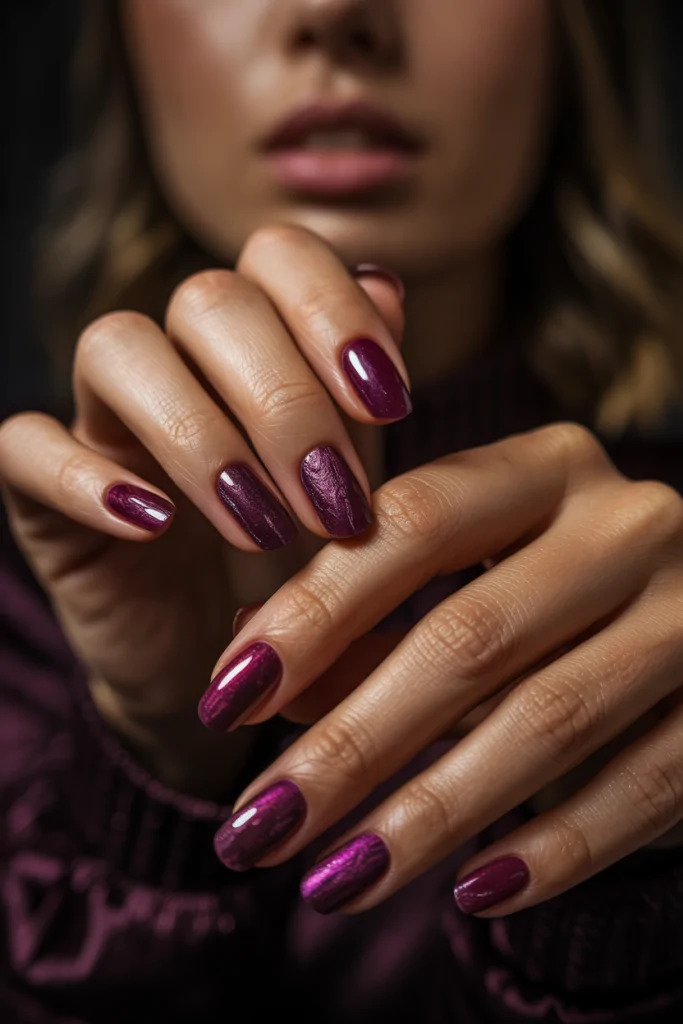 Velvet Texture Nails