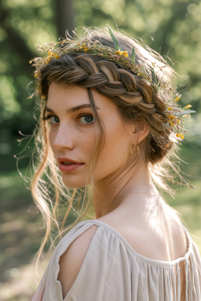 Bohemian Braided Crown