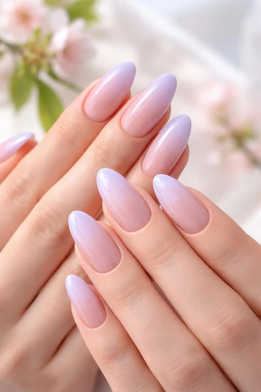 Butter Yellow Almond Solid Manicure
