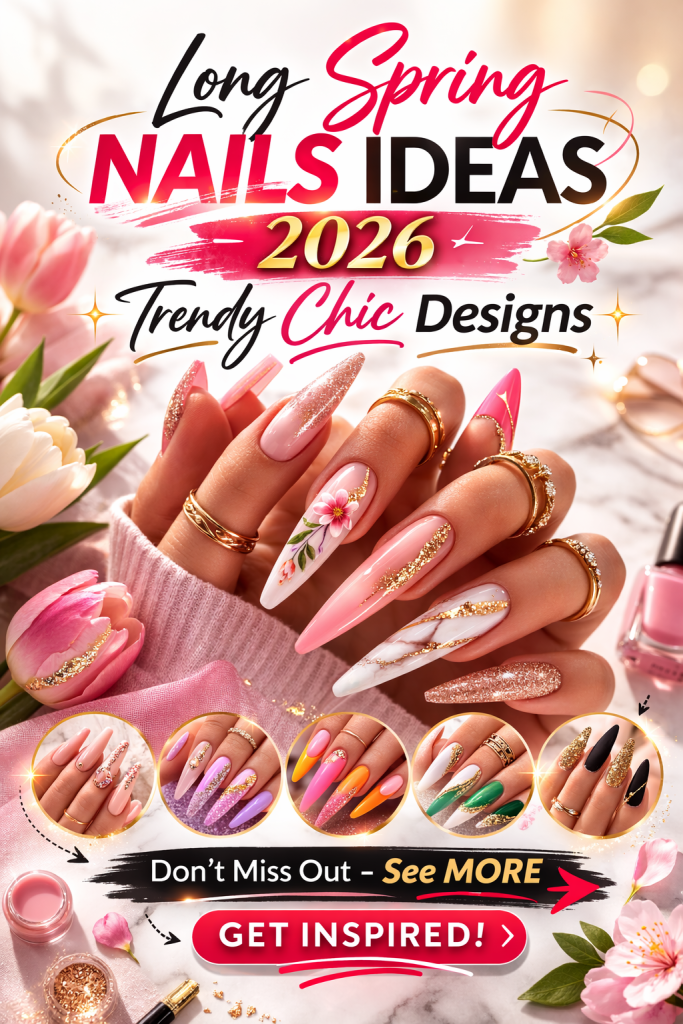 Spring Nails Ideas 2026 Trendy Chic Designs