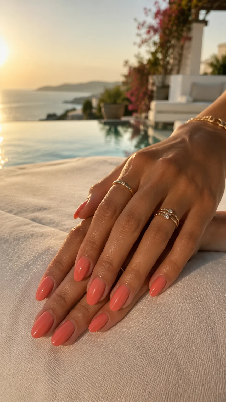 Coral Pink Resort Manicure