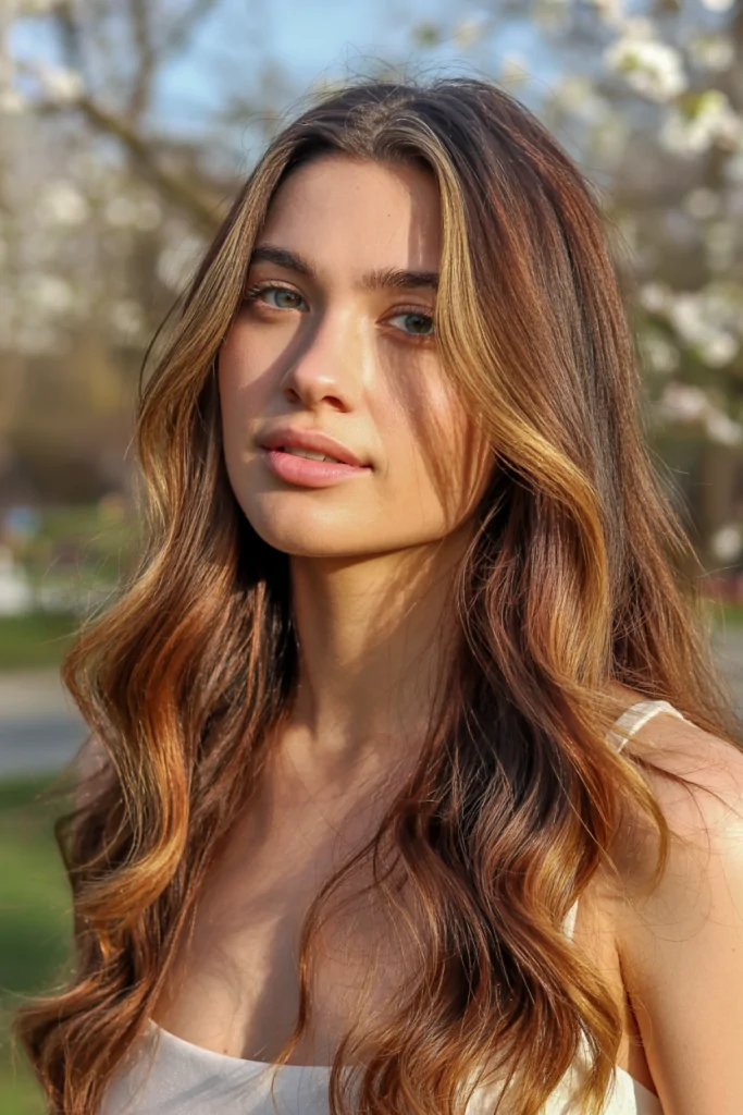 Honey Brown Balayage