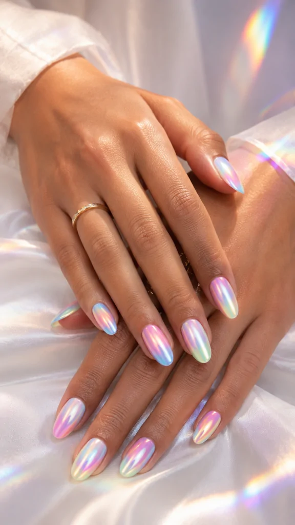 Rainbow Aura Effect Almonds