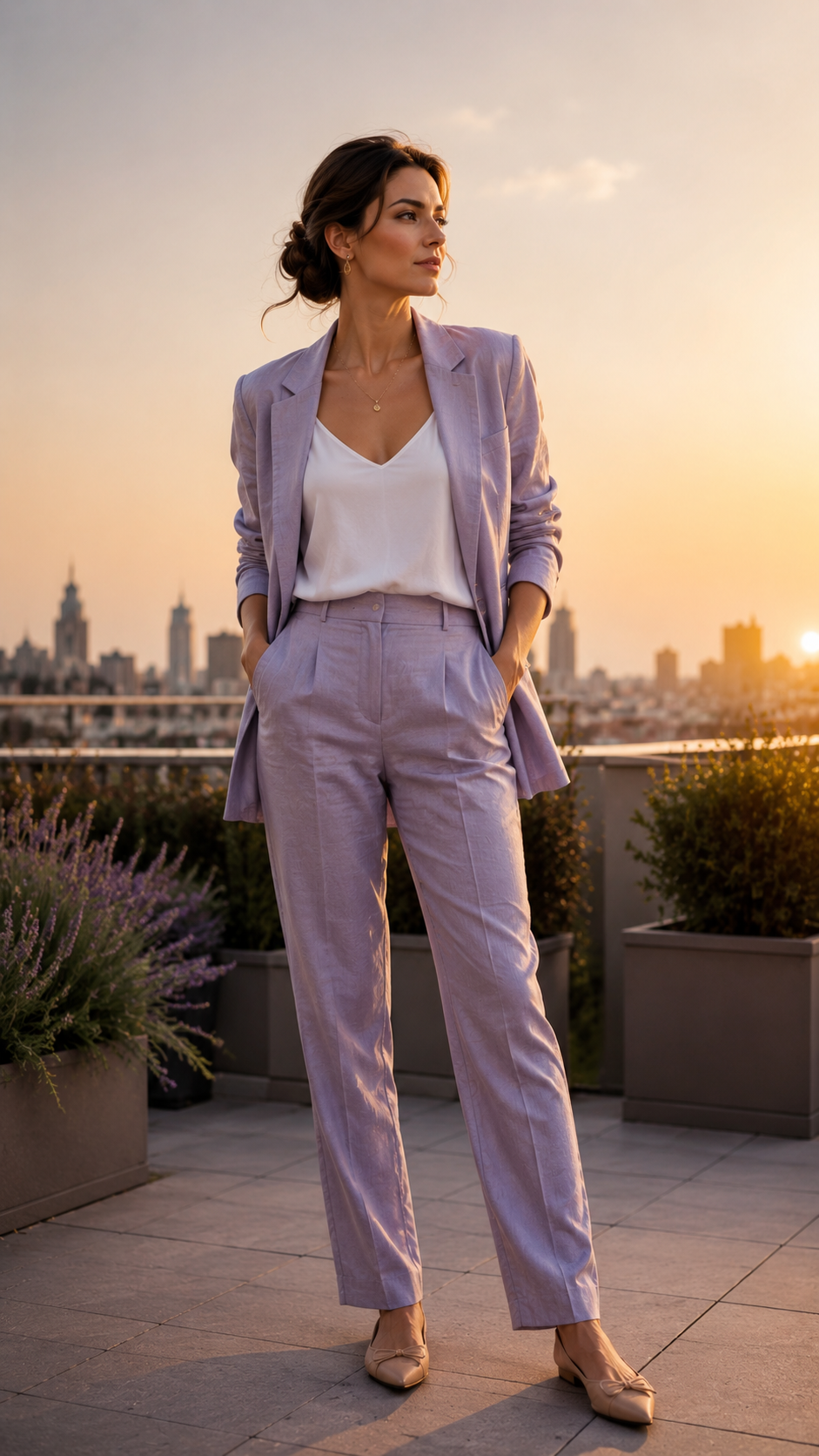 Pastel Power Suits for Polished Days