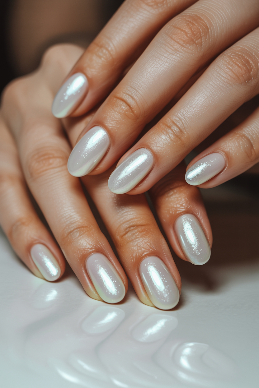 Milky White Glazed Donut Finish