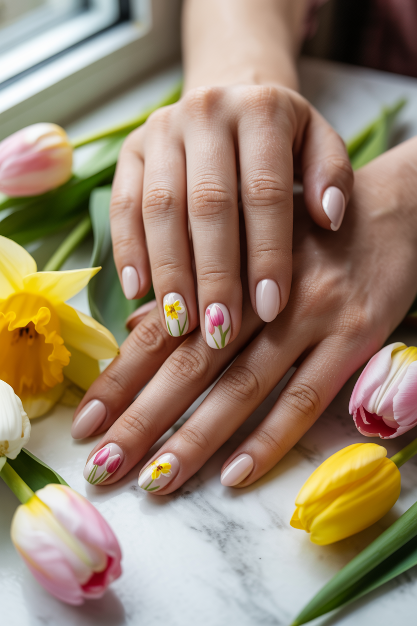 Spring Flower Accent Designs