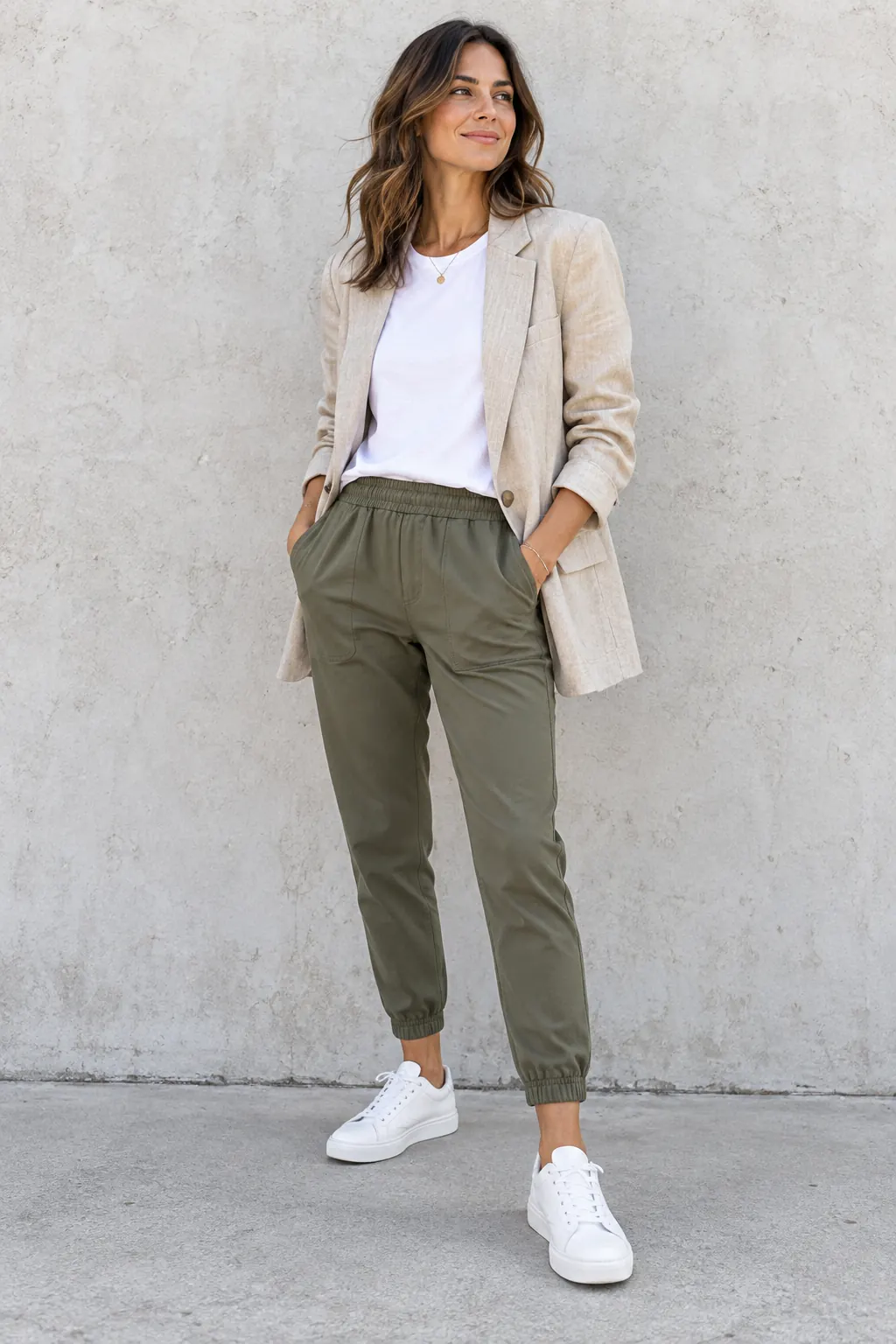 Oversized Blazer and Tailored Joggers