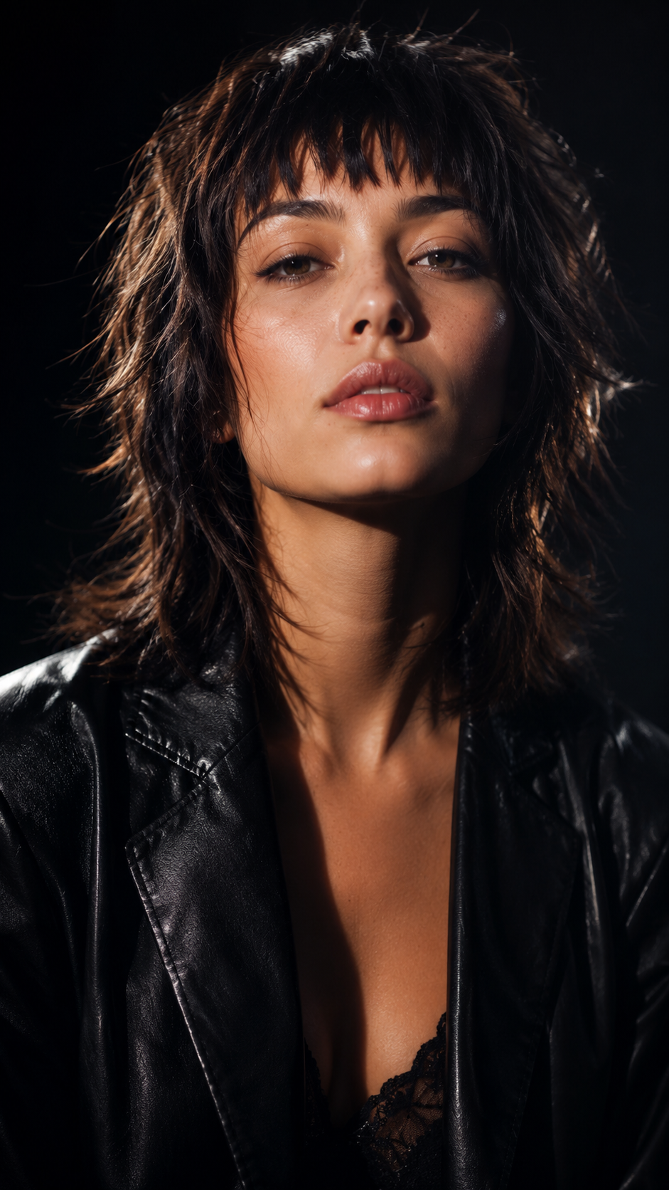 The Choppy Shag with Micro Bangs