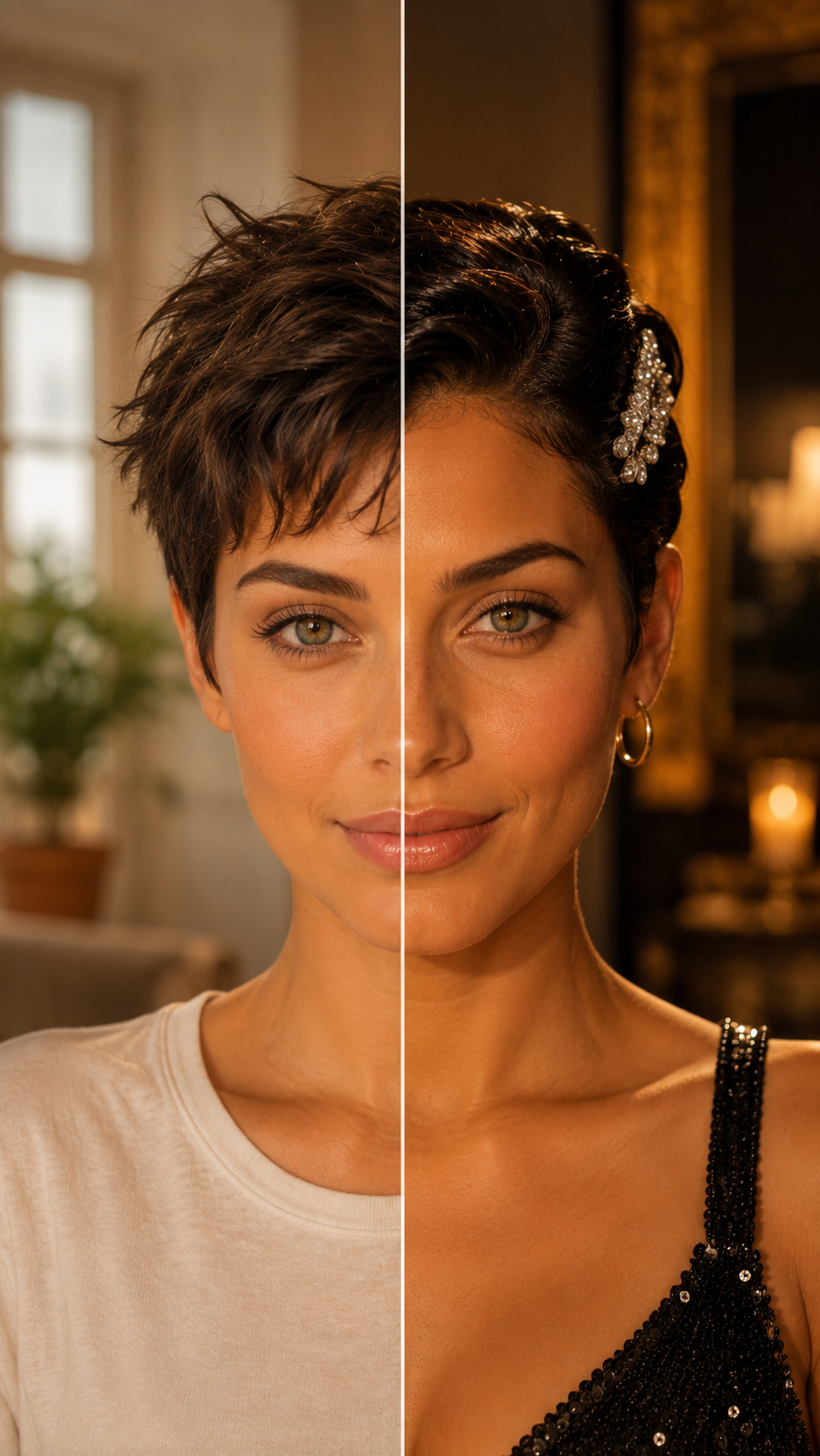 Transitioning Short Hair Styles from Day to Night