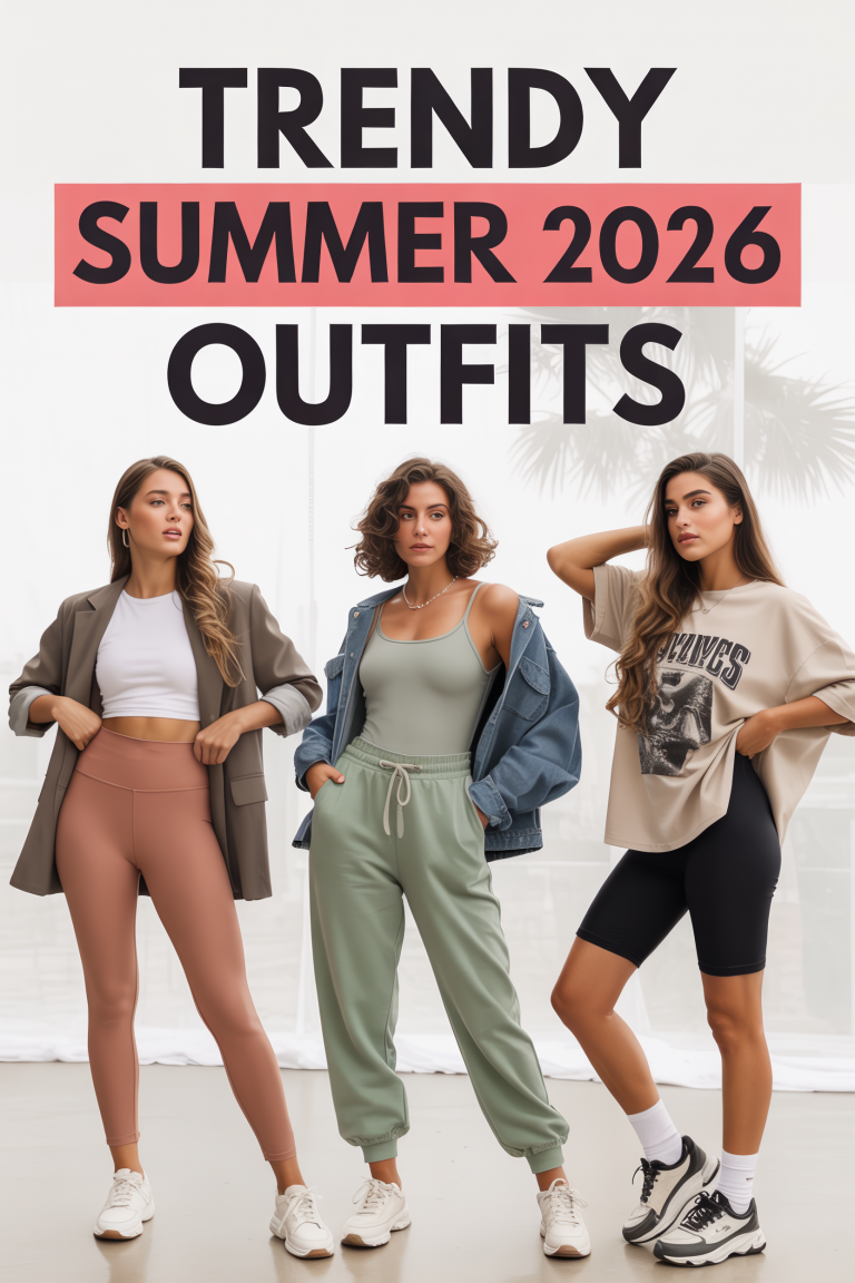 15 Trendy Summer 2026 Outfits With Leggings and Joggers – Confident, Comfortable Looks for Every Occasion