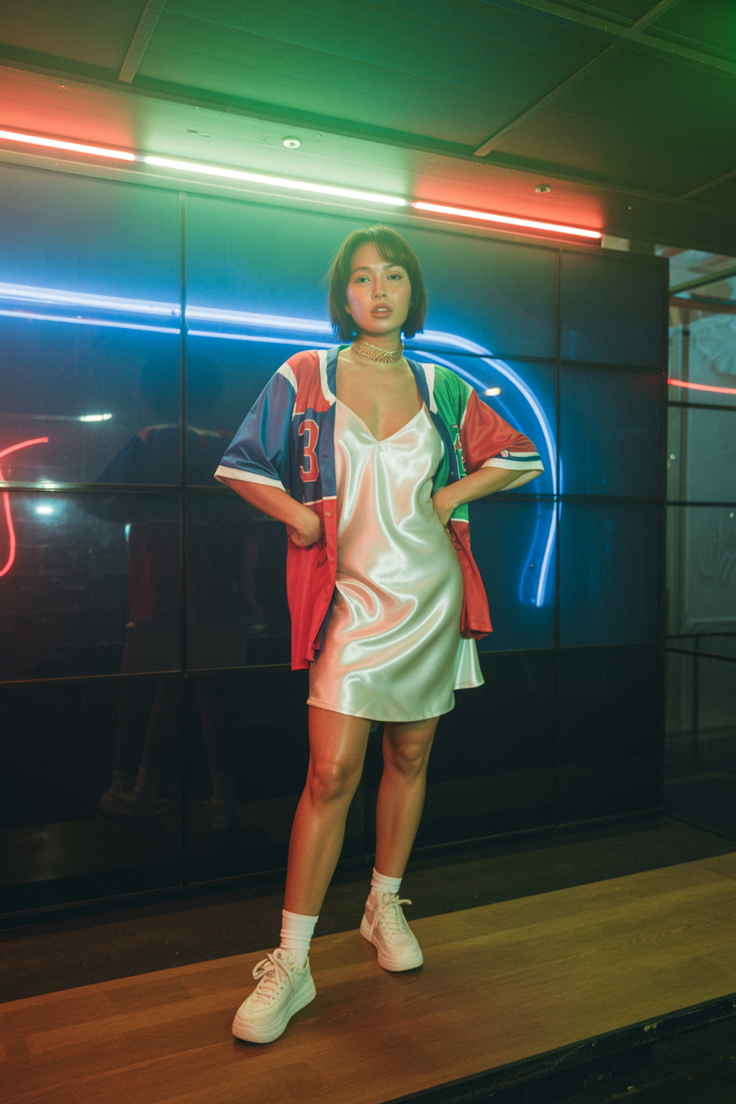Football Jersey With Slip Dress