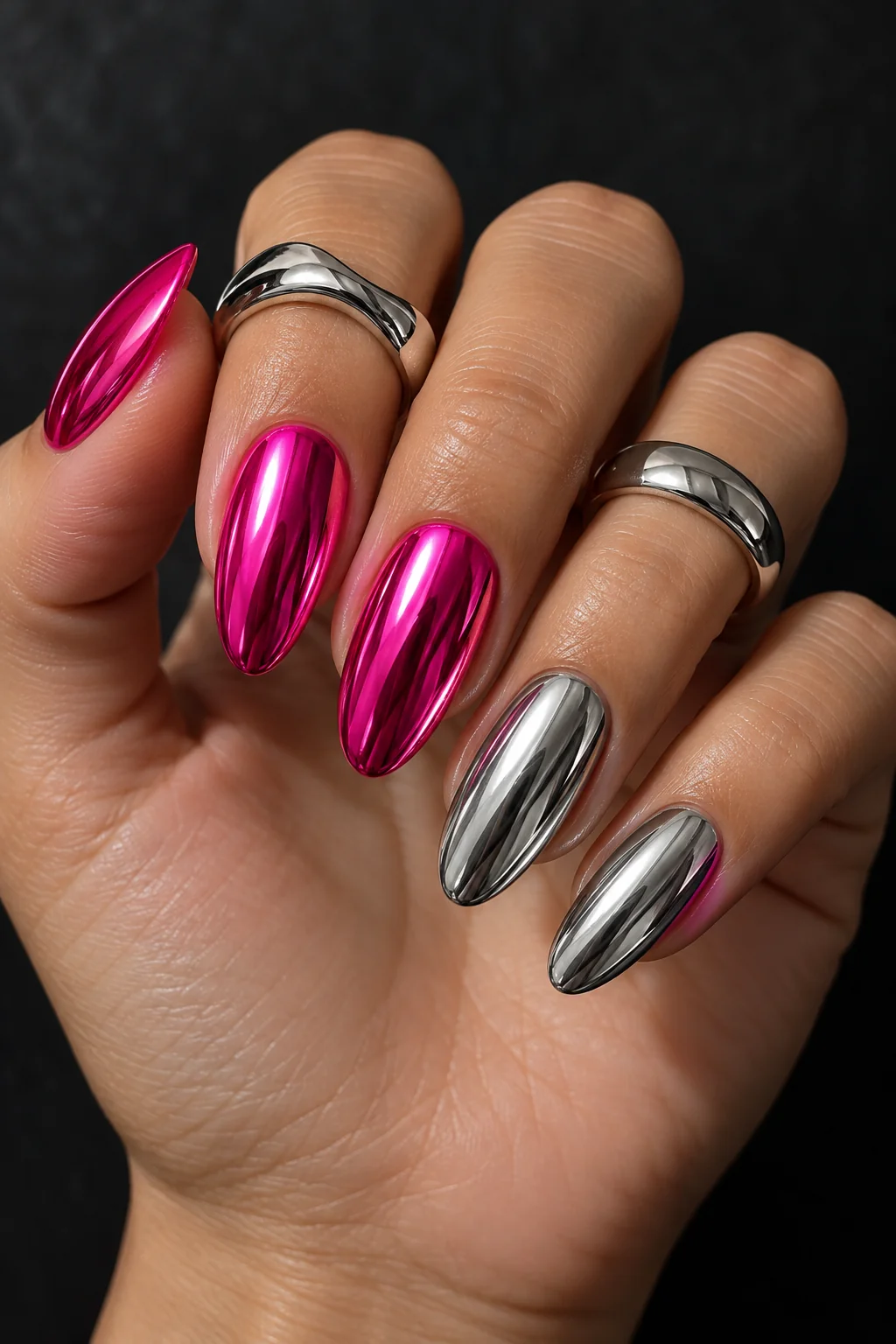 Barbie Pink Chrome with Silver Accents