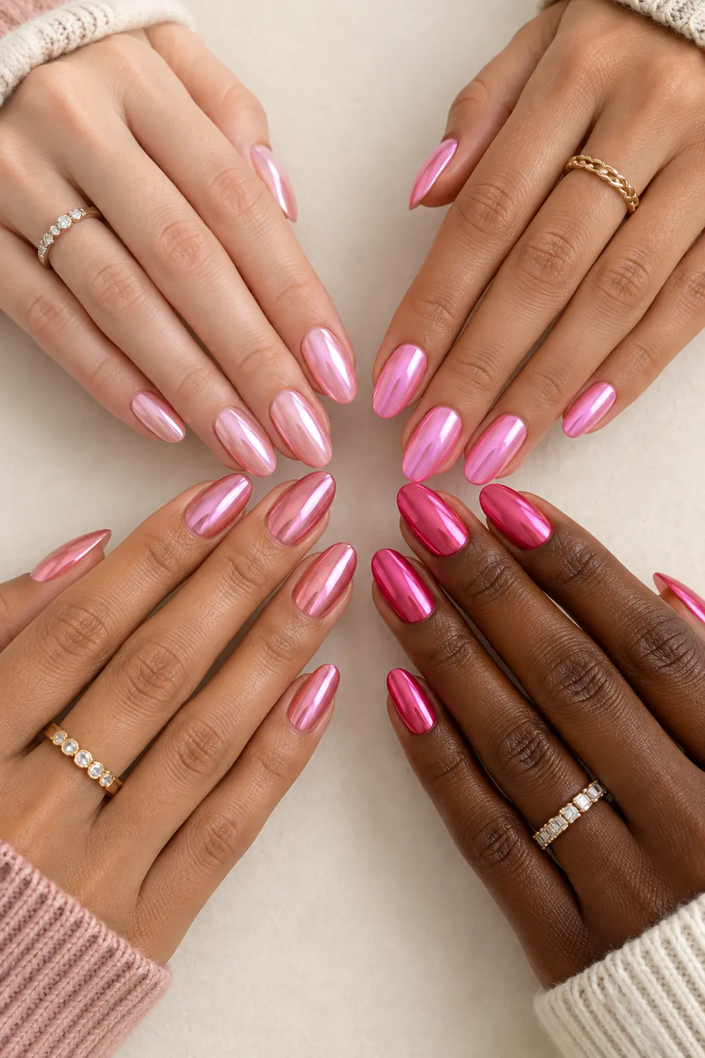 Choosing the Right Pink Chrome Shade for Your Skin Tone