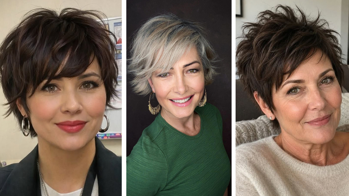 Short Haircuts for Women Over 60